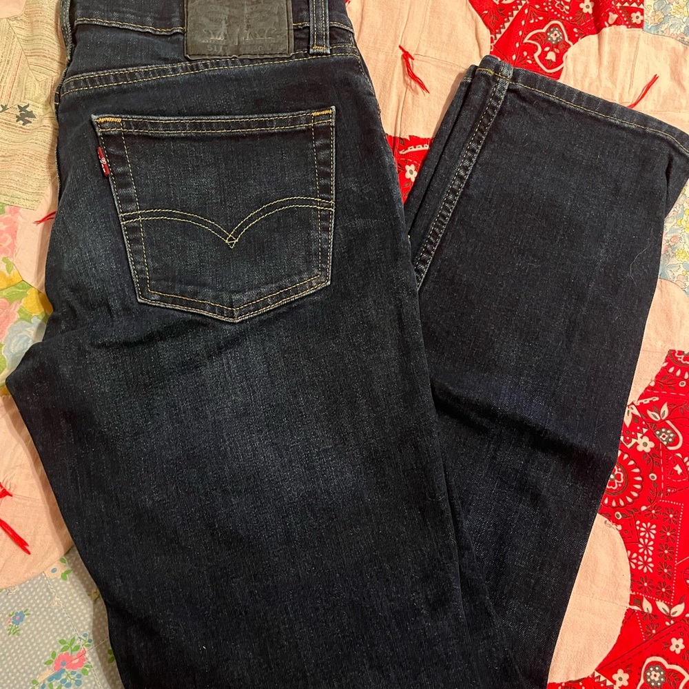 Levi's 511 Men's Dark Blue Straight Jeans
